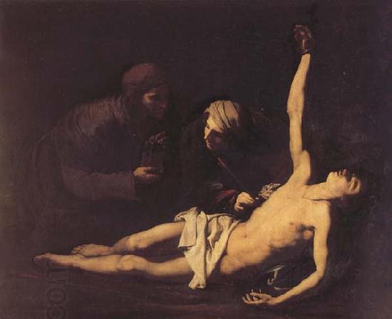 Jusepe de Ribera St.Sebastian.St.Irene,and St.Lucila China oil painting art
